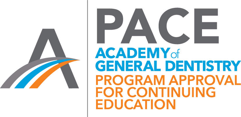 Academy of General Dentistry - Program Approval for Continuing Education Logo of the PACE Academy of General Dentistry with gray, blue, and orange text reading “Program Approval for Continuing Education” for NK Orthodontics in Suwanee or Tucker, GA.